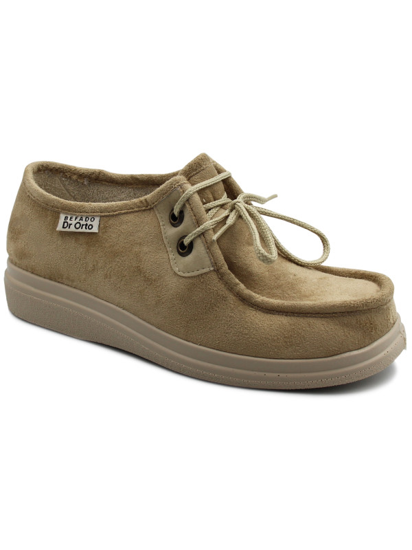 Buty Półbuty Damskie Na Szerokie Stopy Jesień Jesień Sznurowane DR ORTO 871D007