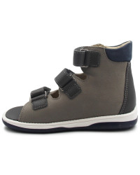 Sandały korekcyjne dla chłopca na szerokie stopy na lato MEMO PEDRO