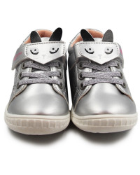 Buty Dla Dziewczynki Na Jesień Półbuty Wojtyłko 1a22007 Srebrny