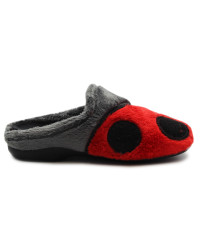 Kapcie Damskie Na Zimę Pluszowe Biedronka Manitu-Home 320103-04