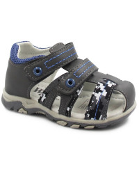 Sandałki Chłopięce Na Lato Szare Wojtyłko 1s23732