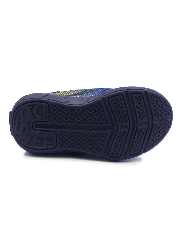 Buty na Wiosnę Dla Chłopca Sportowe Adidasy LED DD Step f061-391m Bermuda Blue