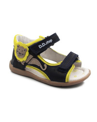 Sandały Dla Chłopca Na Lato Lew D.D.Step g075-357 Royal Blue