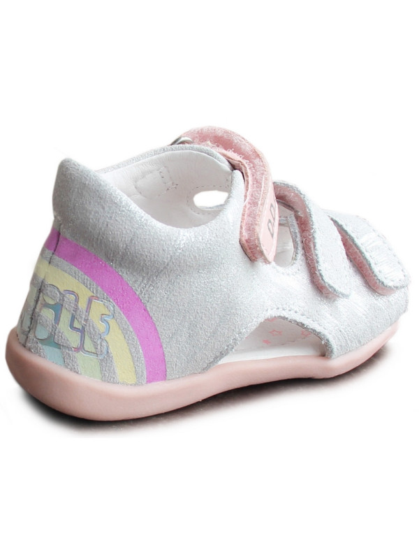 Sandały Dla Dziewczynki Zmieniające Kolor D.D.Step g075-345a White