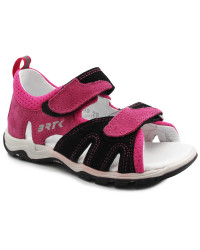 Sandały dziewczęce Bartek 16187-009 czarny-cyklamen