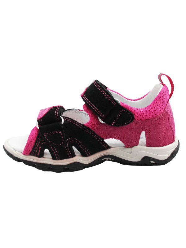 Sandały dziewczęce Bartek 16187-009 czarny-cyklamen
