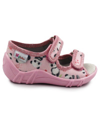 Kapcie dziewczęce Wojtyłko Klaudia Róż Do Przedszkola
