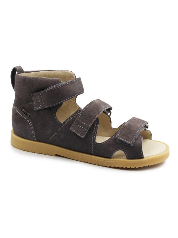 Sandały profilaktyczne dla chłopca z obcasem thomasa Mido 815 grafit