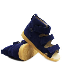 Kapcie dla Chłopca do Przedszkola Mido 815 Granatowe