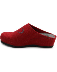 Kapcie po domu na zimę damskie czerwone Dr Brinkmann 330008-04