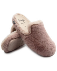 Kapcie Damskie Na Zimę Futerkowe Scholl Maddy Double Med mf309081048 Pink