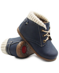 Jesienne Buty Dziecięce Ocieplane Kocykiem Emel eY 2440C-2