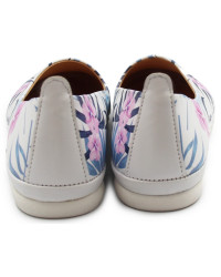 Wygodne balerinki ze skóry naturalnej do pracy na lato Dlastopy 01