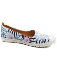 Wygodne balerinki ze skóry naturalnej do pracy na lato Dlastopy 01