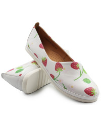 Baleriny do pracy na wiosnę lato damskie Dlastopy 03