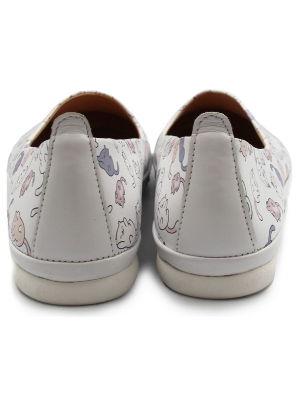 Baleriny dla kobiet na wiosnę ze skóry naturalnej Dlastopy 05