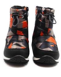 Śniegowce dla chłopca ocieplane Wojtyłko 1z23033 czarny