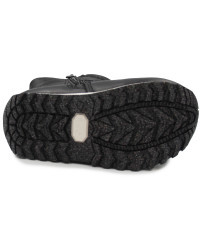 Buty na śnieg dla dziewczynki wysokie śniegowce ocieplane Wojtyłko 2z24133 czarny