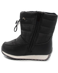 Śniegowce dla dziewczynki ocieplane Wojtyłko 4z24133 czarny