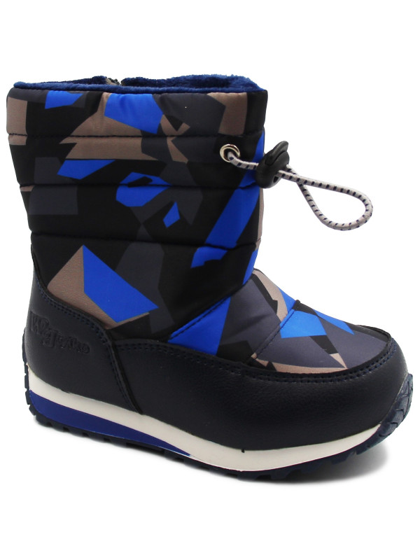 Ocieplane bury na śnieg dla chłopca Wojtyłko 4z23033 granat