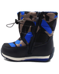 Ocieplane bury na śnieg dla chłopca Wojtyłko 4z23033 granat