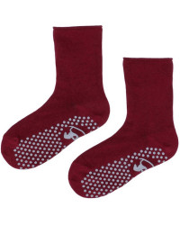 Skarpety Antypoślizgowe Dla Dziewczynek Emel SFA 100-25 Bordowe