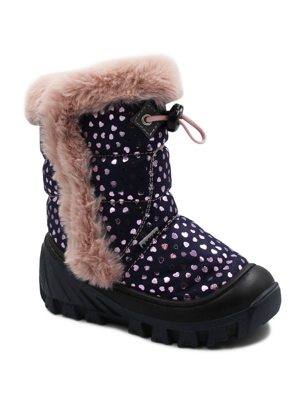 Śniegowce Z Futerkiem Dla Dziewczynek W Serduszka Bartek 14629001