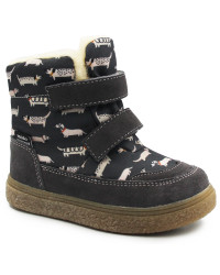 Śniegowce Chłopięce Ocieplane Mido 22-40 32-40 Doggy Gray