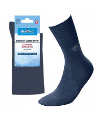 Skarpetki Medyczne Bezuciskowe DeoMed Cotton Silver DeoMed