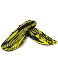 Wkładki ortopedyczne dla dzieci na płaskostopie podłużne koślawość Correct LS żółto-czarny