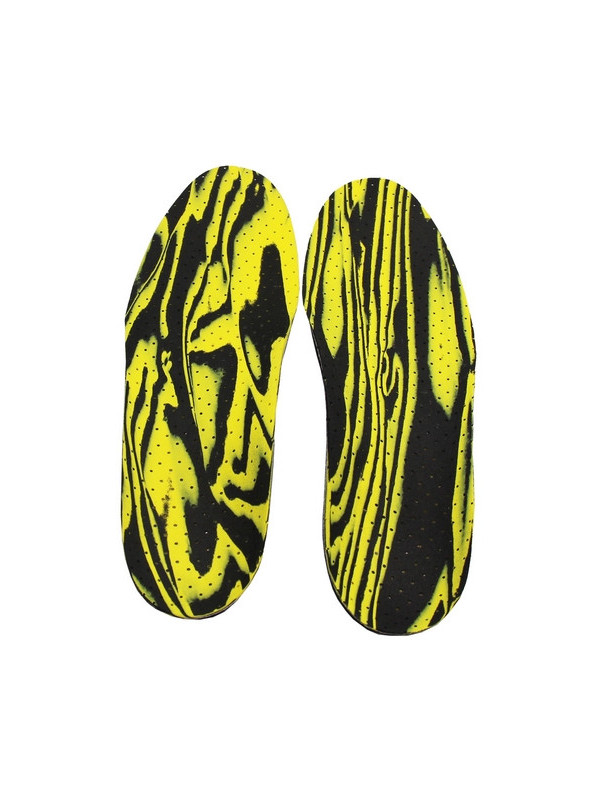 Wkładki ortopedyczne dla dzieci na płaskostopie podłużne koślawość Correct LS żółto-czarny