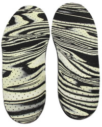 Wkładki ortopedyczne dziecięce na stopę płasko koślawą Correct LS czarno-biały