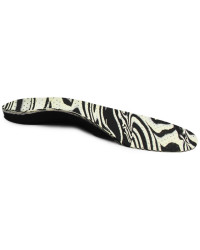 Wkładki ortopedyczne dziecięce na stopę płasko koślawą Correct LS czarno-biały