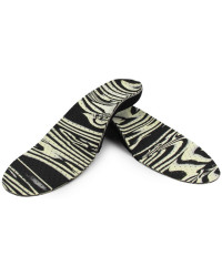 Wkładki ortopedyczne dziecięce na stopę płasko koślawą Correct LS czarno-biały