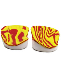 Wkładki ortopedyczne supinujące na koślawość CORRECT S czerwono-żółty