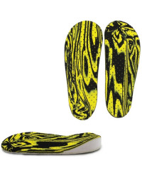 Wkładki ortopedyczne na koslawość pięt i kolan supinujące Correct S żółto-czarny