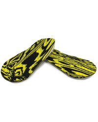 Wkładki ortopedyczne na koslawość pięt i kolan supinujące Correct S żółto-czarny