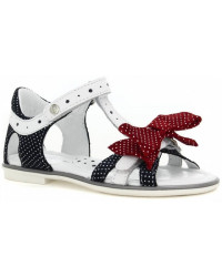 Eleganckie sandały z kokardką dla dziewczyn Bartek w-19182/1np