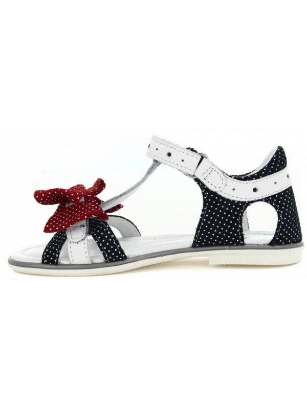 Eleganckie sandały z kokardką dla dziewczyn Bartek w-19182/1np