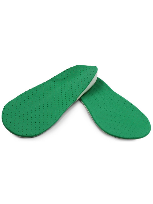 Wkładki ortopedyczne supinujące koślawość pięt i kolan Correct S zielony