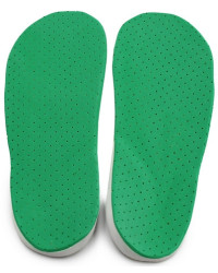 Wkładki ortopedyczne supinujące koślawość pięt i kolan Correct S zielony