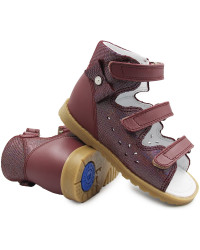 Sandałki z wysokim usztywnionym zapiętkiem do szkoły przedszkola Bartek 86803-019