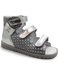 Kapcie korekcyjne dla dziewczynki z wysokim zapiętkiem do przedszkola Bartek 86803-023