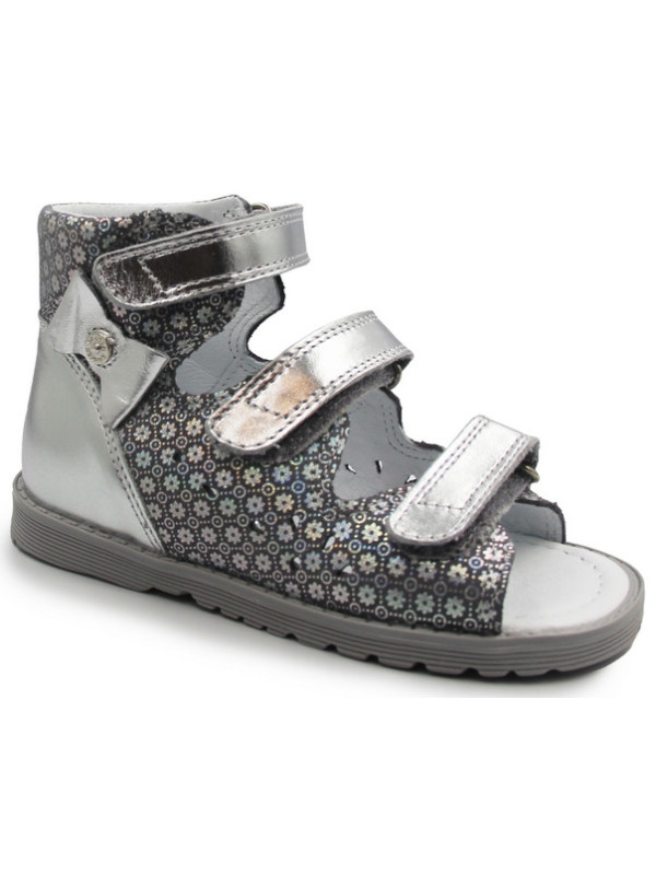 Kapcie korekcyjne dla dziewczynki z wysokim zapiętkiem do przedszkola Bartek 86803-023