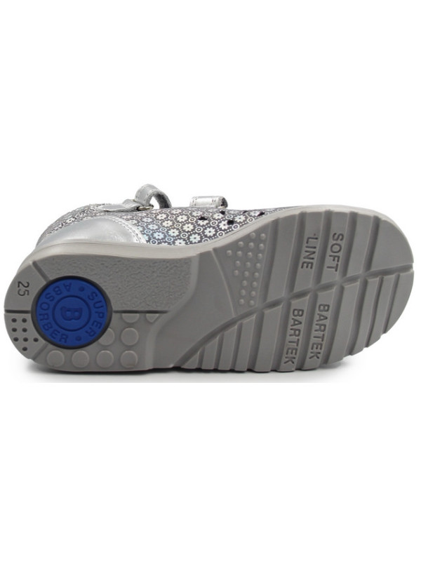 Kapcie korekcyjne dla dziewczynki z wysokim zapiętkiem do przedszkola Bartek 86803-023