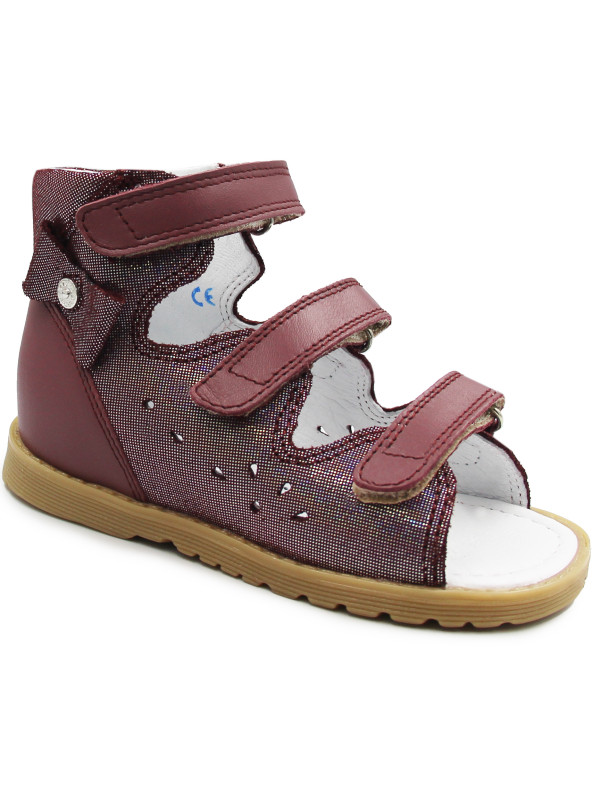 Sandałki z wysokim usztywnionym zapiętkiem do szkoły przedszkola Bartek 86803-019