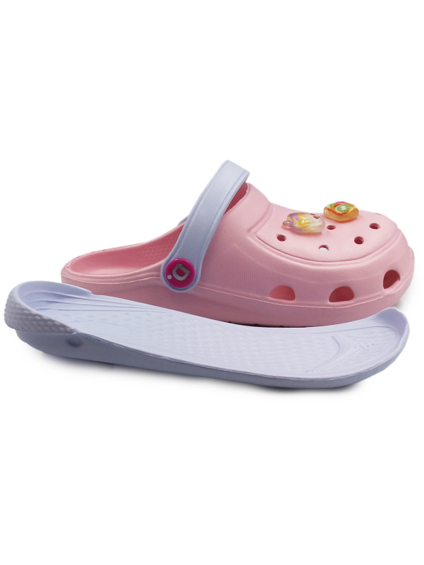 Piankowe Klapki Basenowe Dla Dziewczynki Na Lato Kroksy DD STEP J091-41700DM