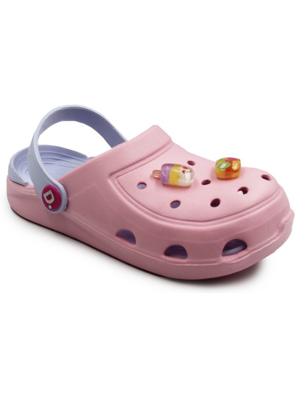 Piankowe Klapki Basenowe Dla Dziewczynki Na Lato Kroksy DD STEP J091-41700DM