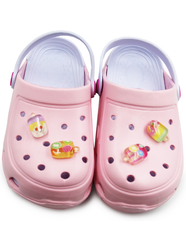 Piankowe Klapki Basenowe Dla Dziewczynki Na Lato Kroksy DD STEP J091-41700DM