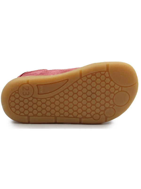 Buty Dla Dziewczynki Na Wiosnę Na Rzep Barefoot Ameko Dash-Coral